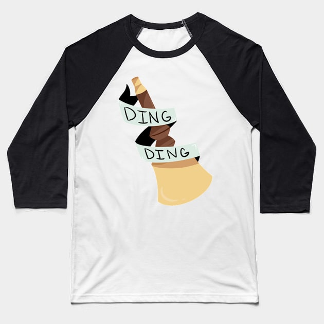 Jacksepticeye's Bell of Meme - DING DING Baseball T-Shirt by graysodacan